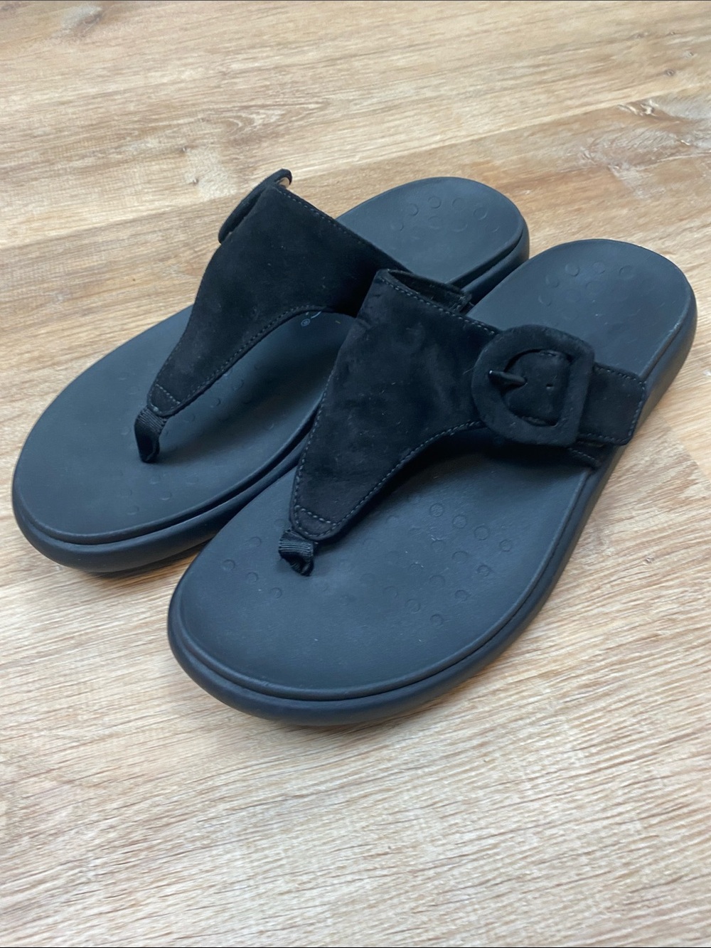 Vionic Recovery Rx Black Sandal Size 8